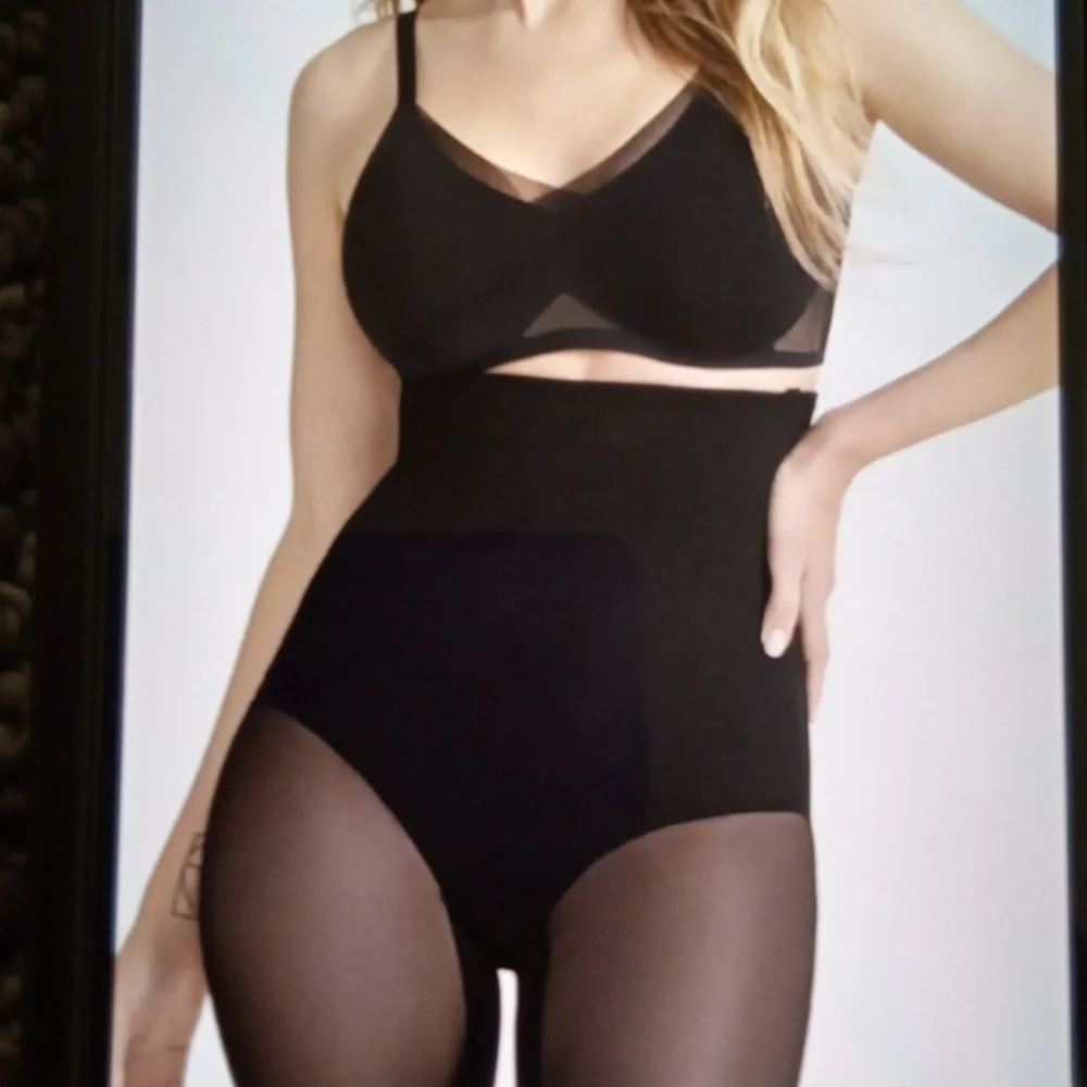 Honeylove Sculptwear With Compression Posture Support Black Womens 3XL